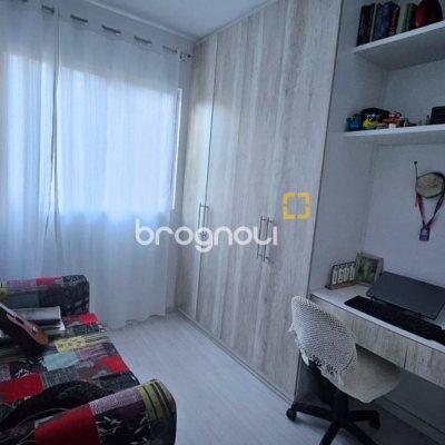 Apartamento com 75m², 3 quartos, 1 garagem, no bairro Campinas em São José