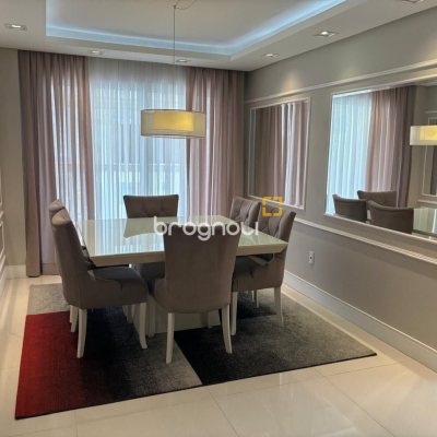 Apartamento com 143m², 3 quartos (sendo 3 suítes), 3 garagens, no bairro Campinas em São José