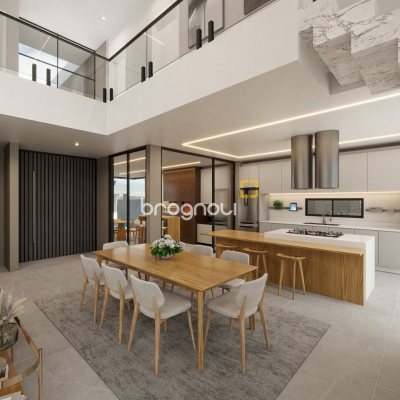 Casa de Condomínio com 281m², 3 quartos (sendo 3 suítes), 2 garagens, no bairro São João do Rio Vermelho em Florianópolis