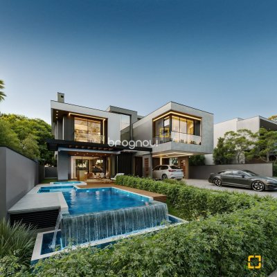 Casa de Condomínio com 338m², 3 quartos (sendo 3 suítes), 2 garagens, no bairro Ingleses em Florianópolis
