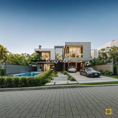 Casa de Condomínio com 338m², 3 quartos (sendo 3 suítes), 2 garagens, no bairro Ingleses em Florianópolis