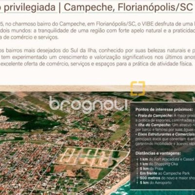 Loft com 54m², 1 quarto (sendo 1 suíte), no bairro Campeche em Florianópolis