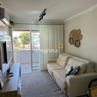 Apartamento com 76m², 3 quartos (sendo 1 suíte), 1 garagem, no bairro Cachoeira do Bom Jesus em Florianópolis