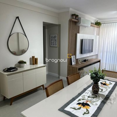 Apartamento com 76m², 3 quartos (sendo 1 suíte), 1 garagem, no bairro Cachoeira do Bom Jesus em Florianópolis