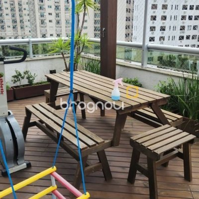 Cobertura com 206m², 2 quartos (sendo 2 suítes), 2 garagens, no bairro Agronômica em Florianópolis