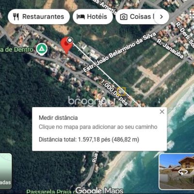 Terreno com 383m², no bairro Pântano do Sul em Florianópolis