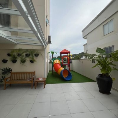 Apartamento com 56m², 2 quartos (sendo 1 suíte), 1 garagem, no bairro Pedra Branca em Palhoça