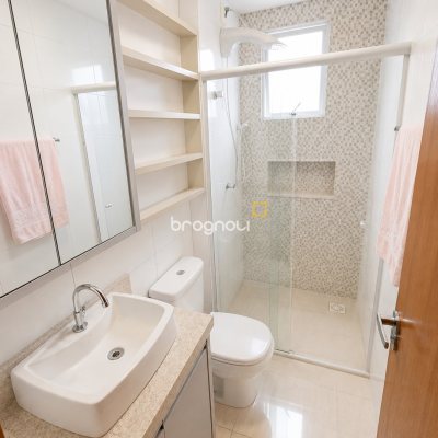 Apartamento com 69m², 2 quartos (sendo 1 suíte), 1 garagem, no bairro Vila Becker em Santo Amaro da Imperatriz