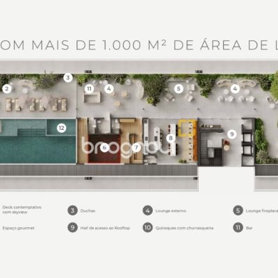 Apartamento com 59m², 1 quarto (sendo 1 suíte), 1 garagem, no bairro Ponta das Canas em Florianópolis