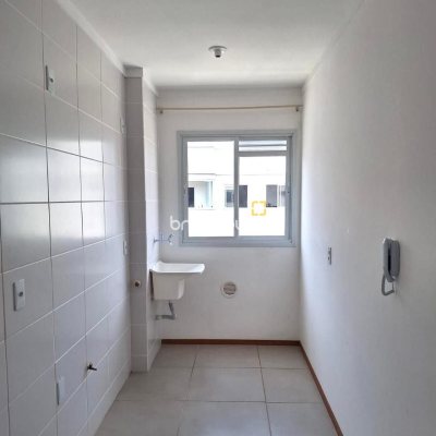 Apartamento com 50m², 2 quartos, 1 garagem, no bairro Forquilhas em São José