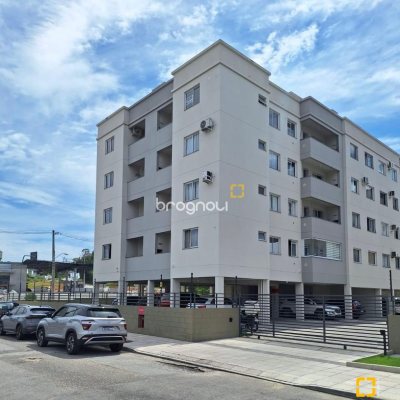 Apartamento com 50m², 2 quartos, 1 garagem, no bairro Forquilhas em São José
