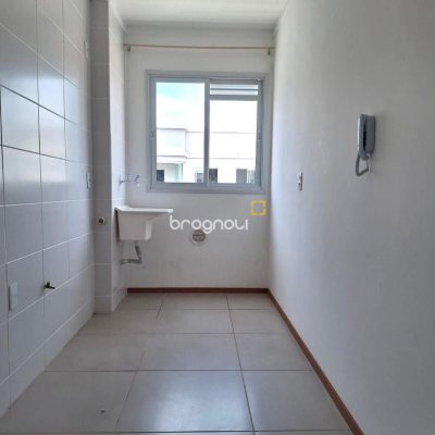 Apartamento com 50m², 2 quartos, 1 garagem, no bairro Forquilhas em São José