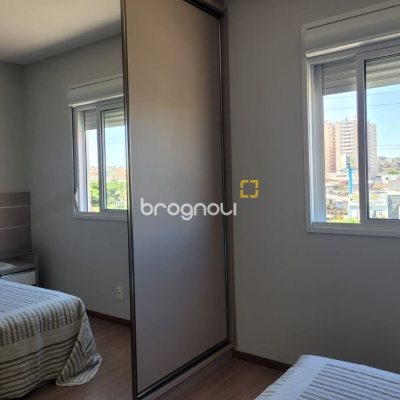 Apartamento com 72m², 2 quartos (sendo 1 suíte), 1 garagem, no bairro Campinas em São José