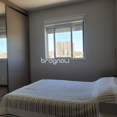 Apartamento com 72m², 2 quartos (sendo 1 suíte), 1 garagem, no bairro Campinas em São José