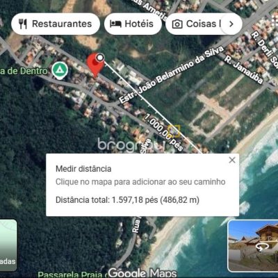 Terreno com 386m², no bairro Açores em Florianópolis