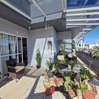 Cobertura com 130m², 3 quartos (sendo 1 suíte), 2 garagens, no bairro Ingleses em Florianópolis