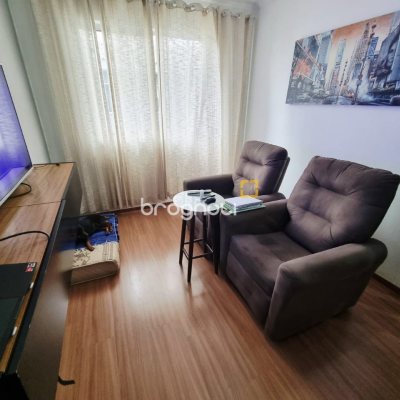 Apartamento com 46m², 2 quartos, 1 garagem, no bairro Pachecos em Palhoça