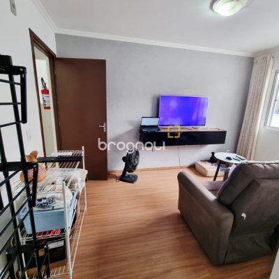 Apartamento com 46m², 2 quartos, 1 garagem, no bairro Pachecos em Palhoça