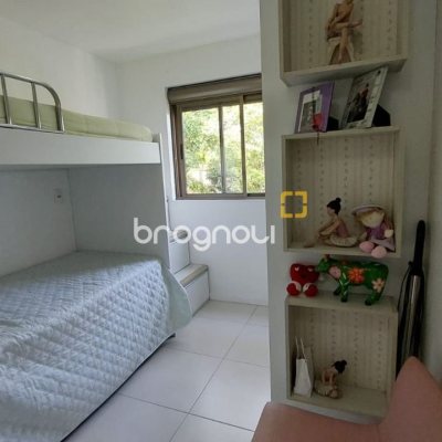 Apartamento com 88m², 3 quartos (sendo 1 suíte), 2 garagens, no bairro Campeche em Florianópolis