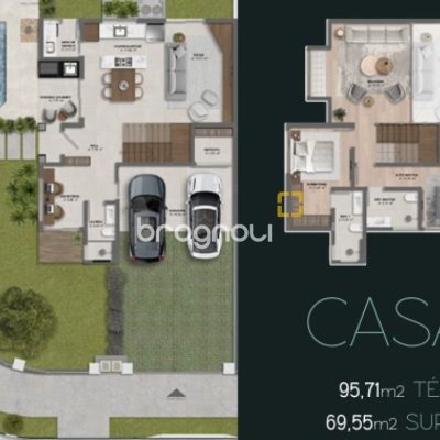 Casa com 165m², 2 quartos (sendo 2 suítes), 2 garagens, no bairro Canasvieiras em Florianópolis