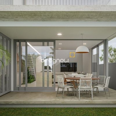 Casa com 196m², 3 quartos (sendo 1 suíte), 2 garagens, no bairro Campeche em Florianópolis