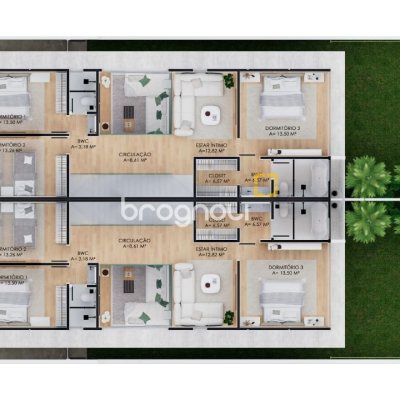 Casa com 196m², 3 quartos (sendo 1 suíte), 2 garagens, no bairro Campeche em Florianópolis
