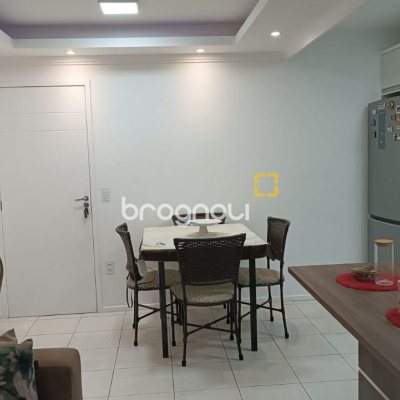 Apartamento com 54m², 2 quartos, 1 garagem, no bairro Sertão do Maruim em São José