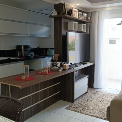 Apartamento com 54m², 2 quartos, 1 garagem, no bairro Sertão do Maruim em São José