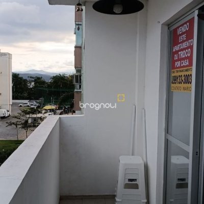 Apartamento com 54m², 2 quartos, 1 garagem, no bairro Sertão do Maruim em São José