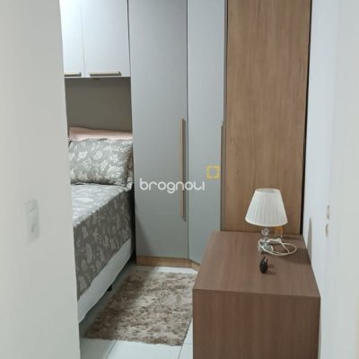 Apartamento com 54m², 2 quartos, 1 garagem, no bairro Sertão do Maruim em São José