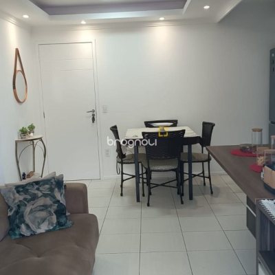 Apartamento com 54m², 2 quartos, 1 garagem, no bairro Sertão do Maruim em São José