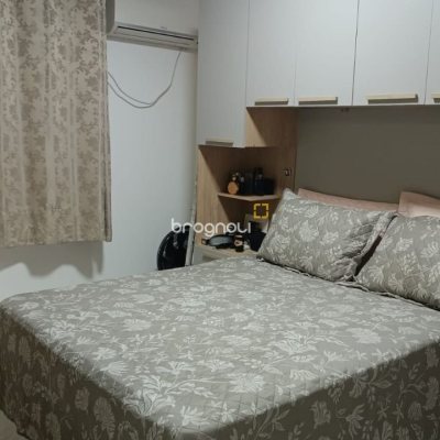 Apartamento com 54m², 2 quartos, 1 garagem, no bairro Sertão do Maruim em São José
