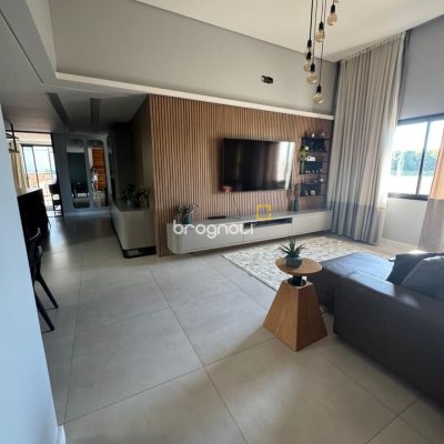 Casa de Condomínio com 183m², 3 quartos (sendo 1 suíte), 2 garagens, no bairro Sertão do Maruim em São José