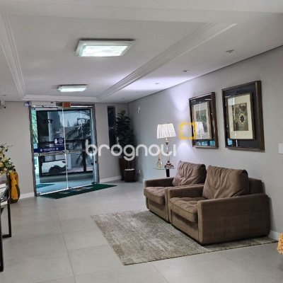 Apartamento com 70m², 2 quartos (sendo 1 suíte), 1 garagem, no bairro Campinas em São José