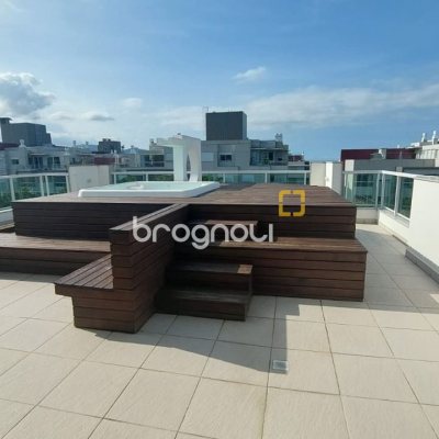 Cobertura com 157m², 2 quartos (sendo 1 suíte), 2 garagens, no bairro Campeche em Florianópolis
