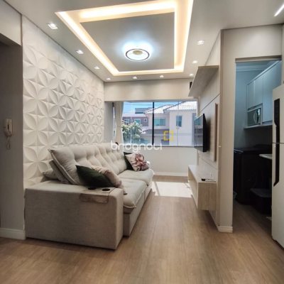 Apartamento com 58m², 2 quartos (sendo 1 suíte), 1 garagem, no bairro Ingleses em Florianópolis