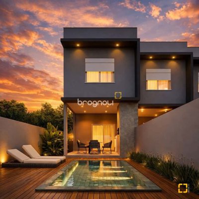 Casa com 120m², 2 quartos (sendo 2 suítes), 2 garagens, no bairro Rio Vermelho em Florianópolis