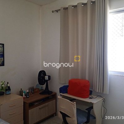Apartamento com 55m², 2 quartos, 1 garagem, no bairro Campinas em São José