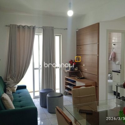 Apartamento com 55m², 2 quartos, 1 garagem, no bairro Campinas em São José