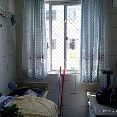 Apartamento com 55m², 2 quartos, 1 garagem, no bairro Campinas em São José