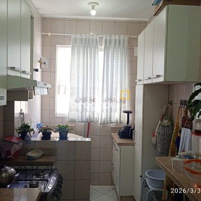Apartamento com 55m², 2 quartos, 1 garagem, no bairro Campinas em São José