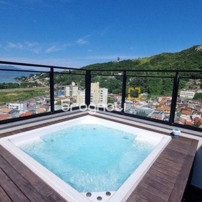 Apartamento com 115m², 3 quartos (sendo 2 suítes), 2 garagens, no bairro Saco dos Limões em Florianópolis