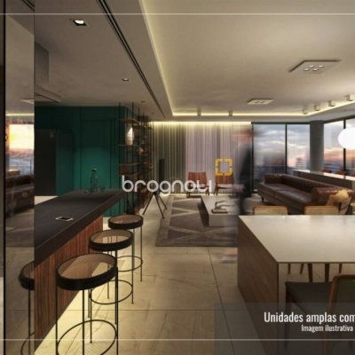 Apartamento com 152m², 3 quartos (sendo 3 suítes), 3 garagens, no bairro Centro em Florianópolis