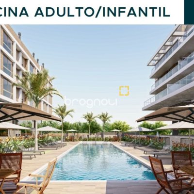 Apartamento com 74m², 2 quartos (sendo 2 suítes), 1 garagem, no bairro Jurerê em Florianópolis