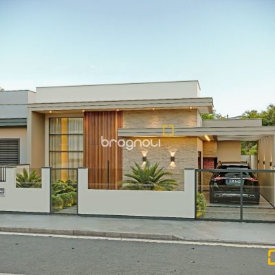 Casa com 78m², 2 quartos (sendo 1 suíte), 1 garagem, no bairro Forquilhas em São José