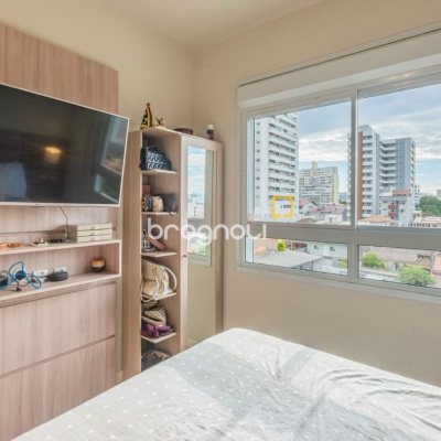 Apartamento com 78m², 3 quartos (sendo 1 suíte), 1 garagem, no bairro Barreiros em São José