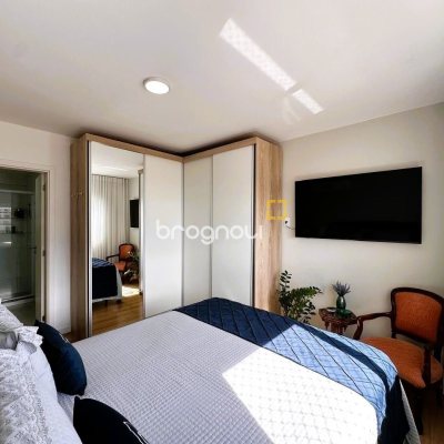 Apartamento com 94m², 3 quartos (sendo 1 suíte), 2 garagens, no bairro Jardim Atlântico em Florianópolis