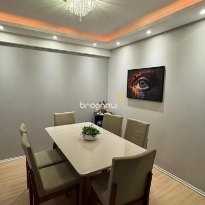 Apartamento com 56m², 2 quartos, 1 garagem, no bairro Areias em São José