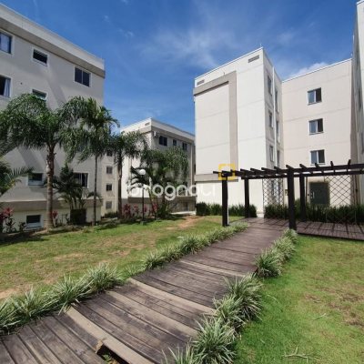 Apartamento com 43m², 2 quartos, 1 garagem, no bairro Bela Vista em Palhoça