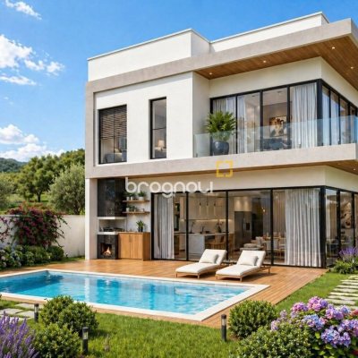 Casa de Condomínio com 370m², 4 quartos (sendo 4 suítes), 5 garagens, no bairro Ingleses em Florianópolis